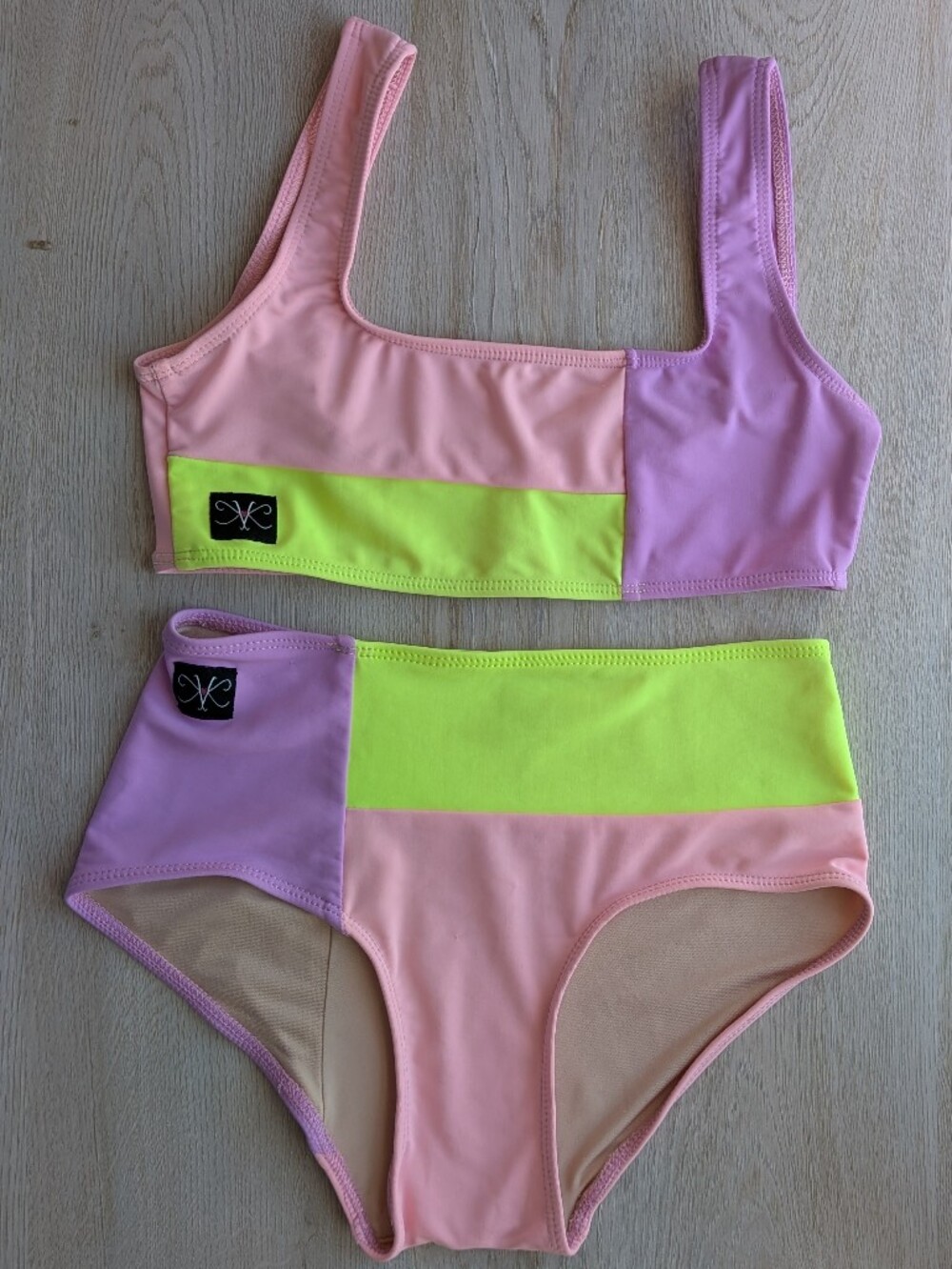 Kandi Kouture Color Block 2-Piece Dance Set CXL 10/12